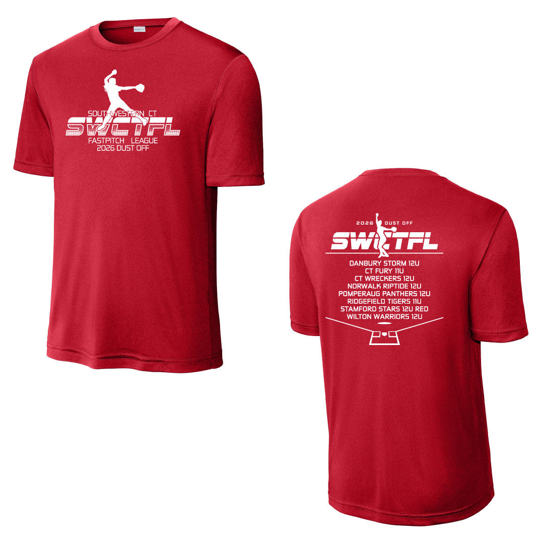 SWCT Performance Tee Logowear SWCT Red Youth S