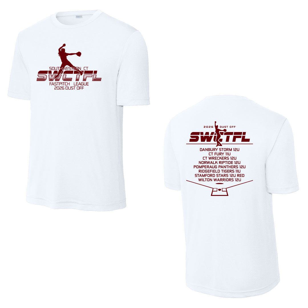 SWCT Performance Tee Logowear SWCT White Youth S