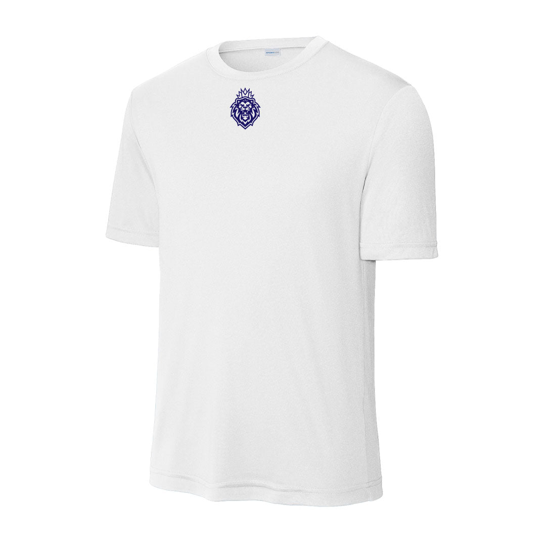 CT Hoops Basketball Performance Tee-Lion Head Logowear CT Hoops Basketball White Youth S