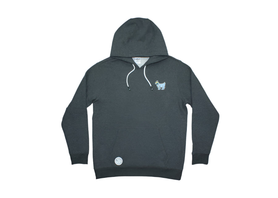 Goat USA Adult Hooded Sweatshirt Apparel Goat USA Charcoal Adult XSmall