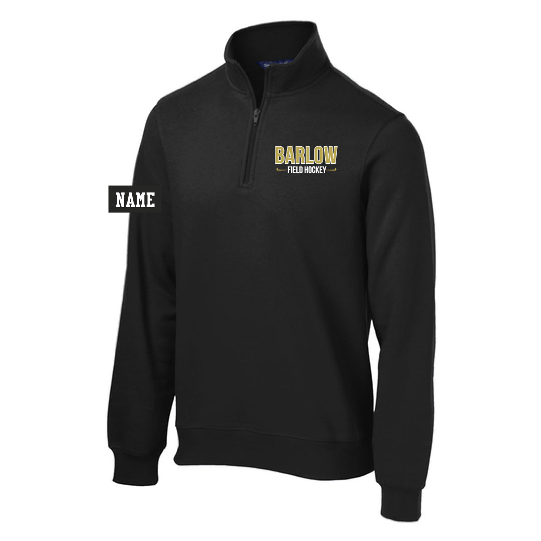 Barlow Field Hockey 1/4 Zip Sweatshirt Logowear Barlow Field Hockey Black Adult XS