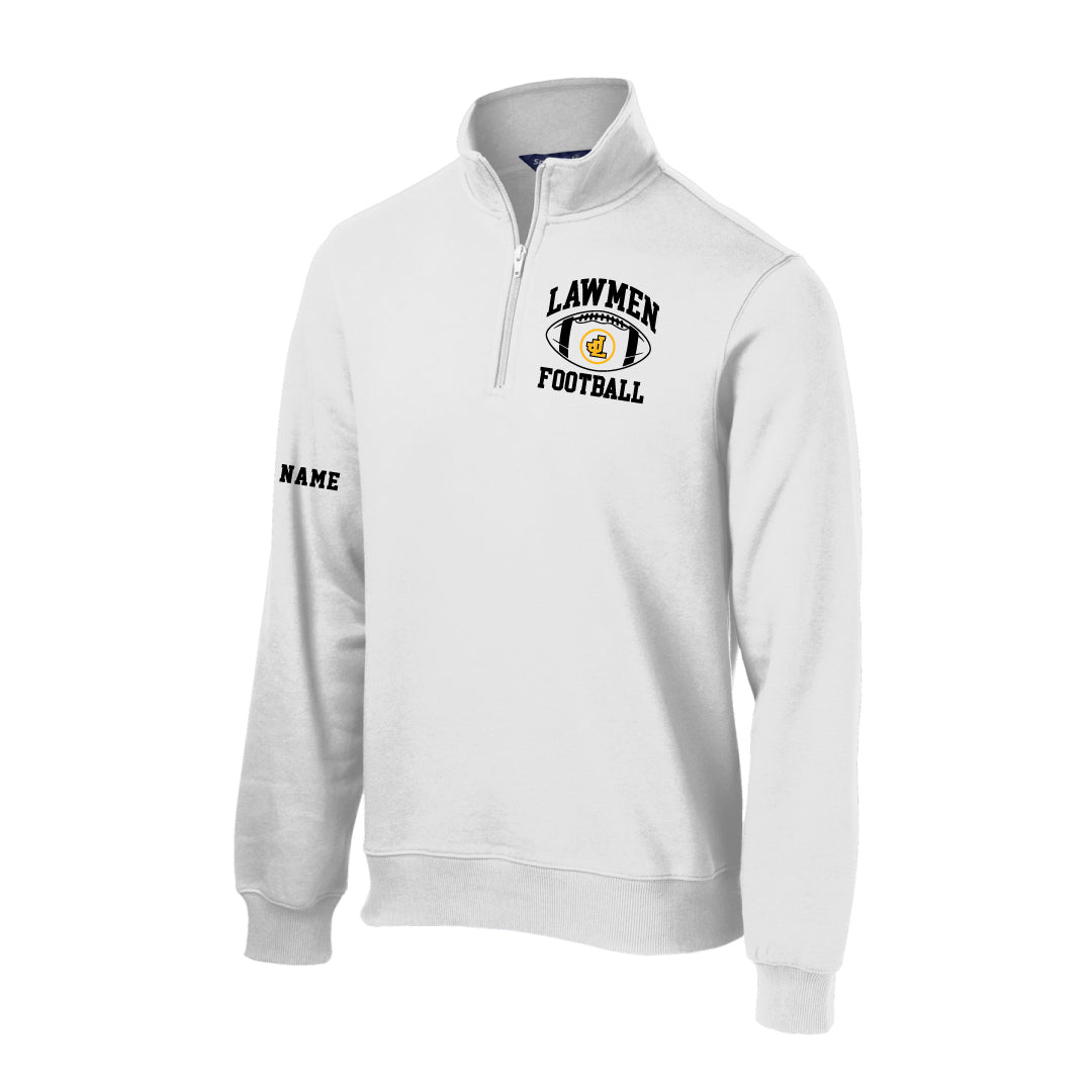 Law Football 1/4 ZIp Sweatshirt Logowear Jonathan Law Football White Mens S