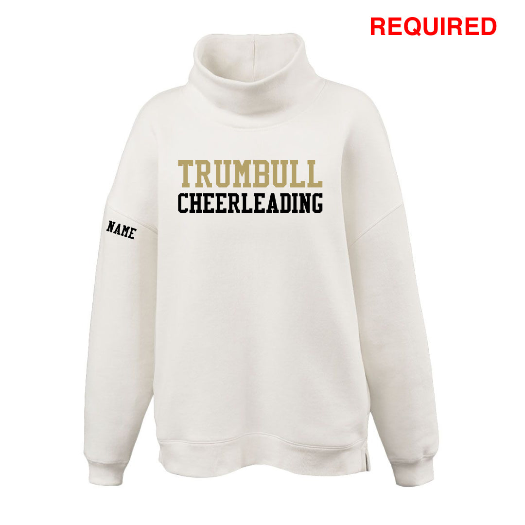 THS Cheer OVERSIZED Mockneck-REQUIRED