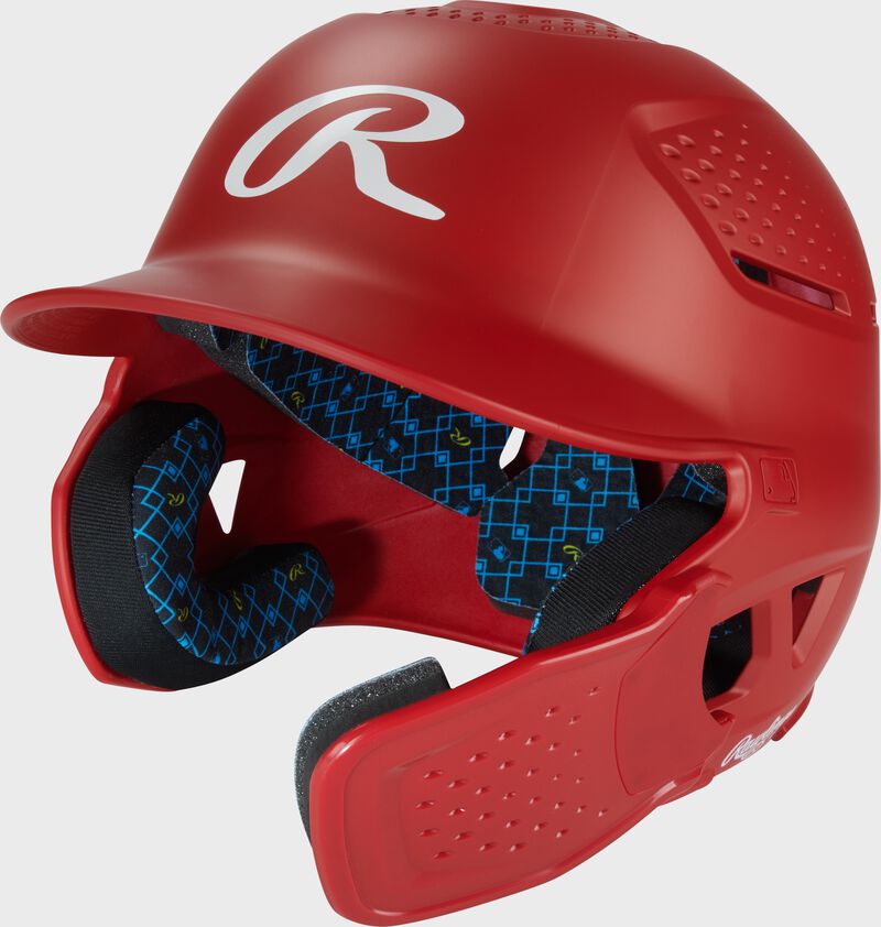 Rawlings RX2 Series Reverse and Adjust Matte Batting Helmet Equipment Rawlings/Easton Scarlet Junior