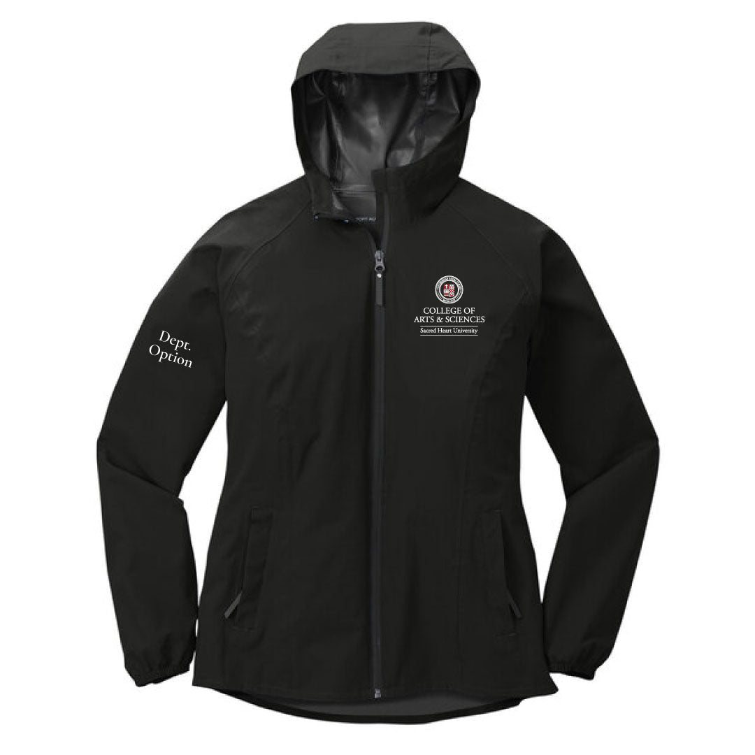 SHU College of Arts & Sciences Rain Jacket Logowear SHU College of Arts & Sciences Ladies XS