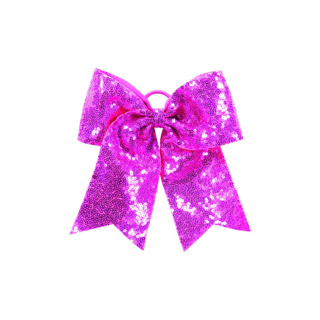 Westport PAL Cheer Pink Glitter Hair Bow Logowear Westport PAL Cheer