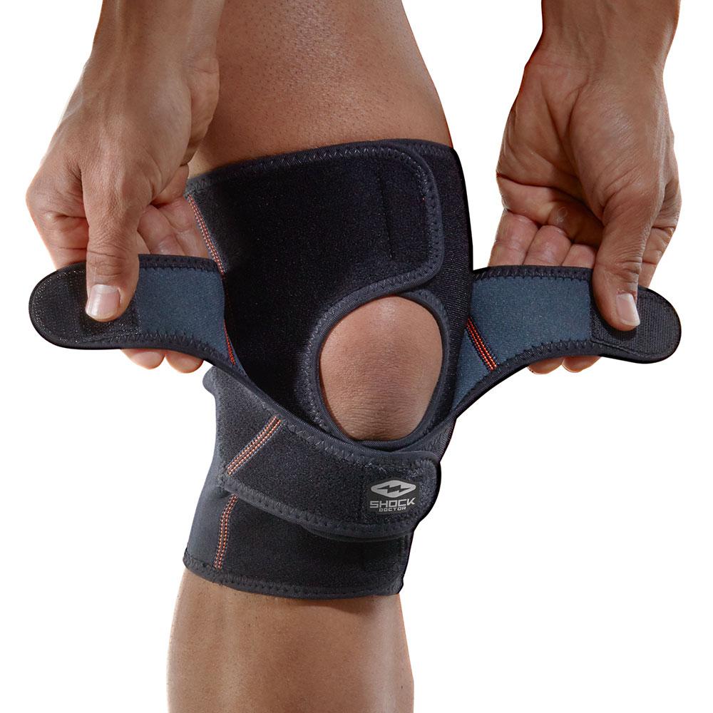 Shock Doctor Versatile Knee Wrap Accessories United Sports Brands S Black