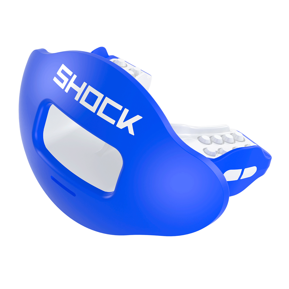 Shock Doctor Max AirFlow 2.0 Convertible Lip Guard Accessories United Sports Brands Royal/White
