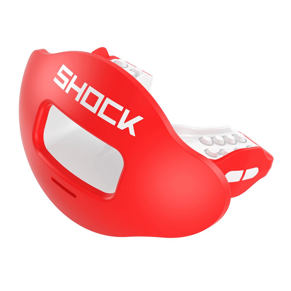 Shock Doctor Max AirFlow 2.0 Convertible Lip Guard Accessories United Sports Brands Red/White