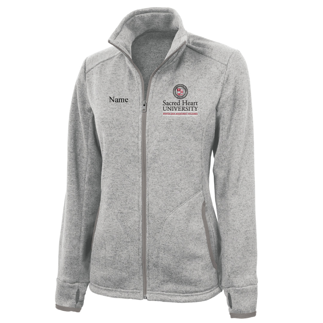 SHU MPAS Heathered Full Zip Logowear SHU MPAS Ladies XS