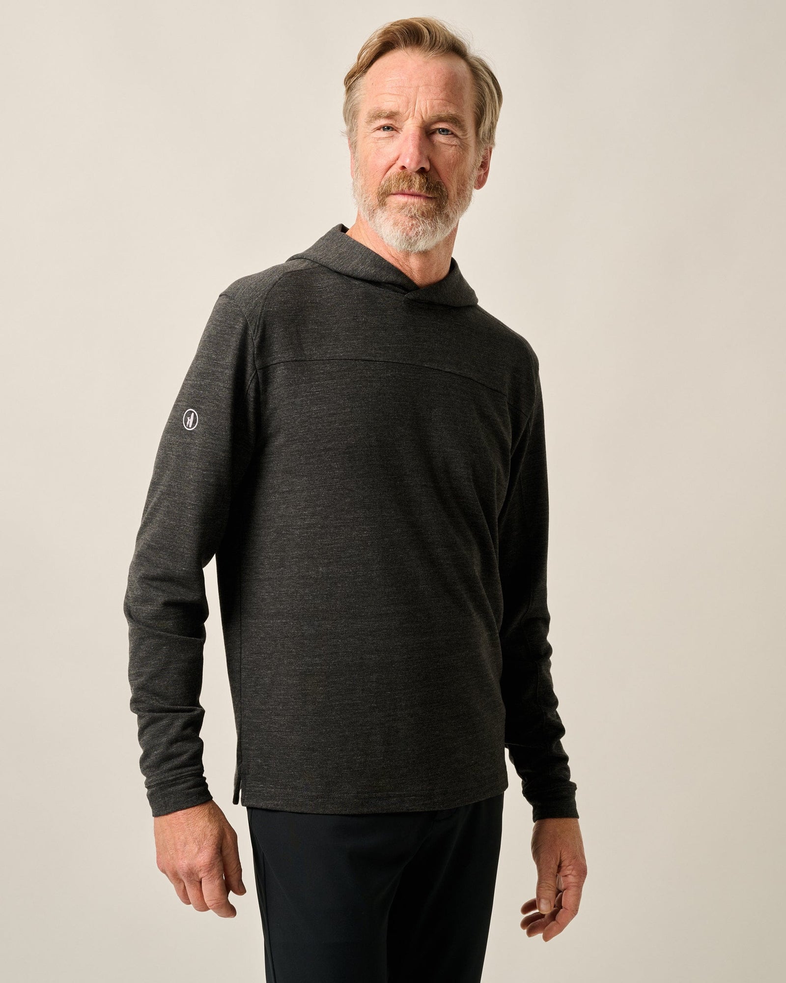 Johnnie-O Men's Remmy Lightweight Performance Hoodie Apparel Johnnie-O Black Small