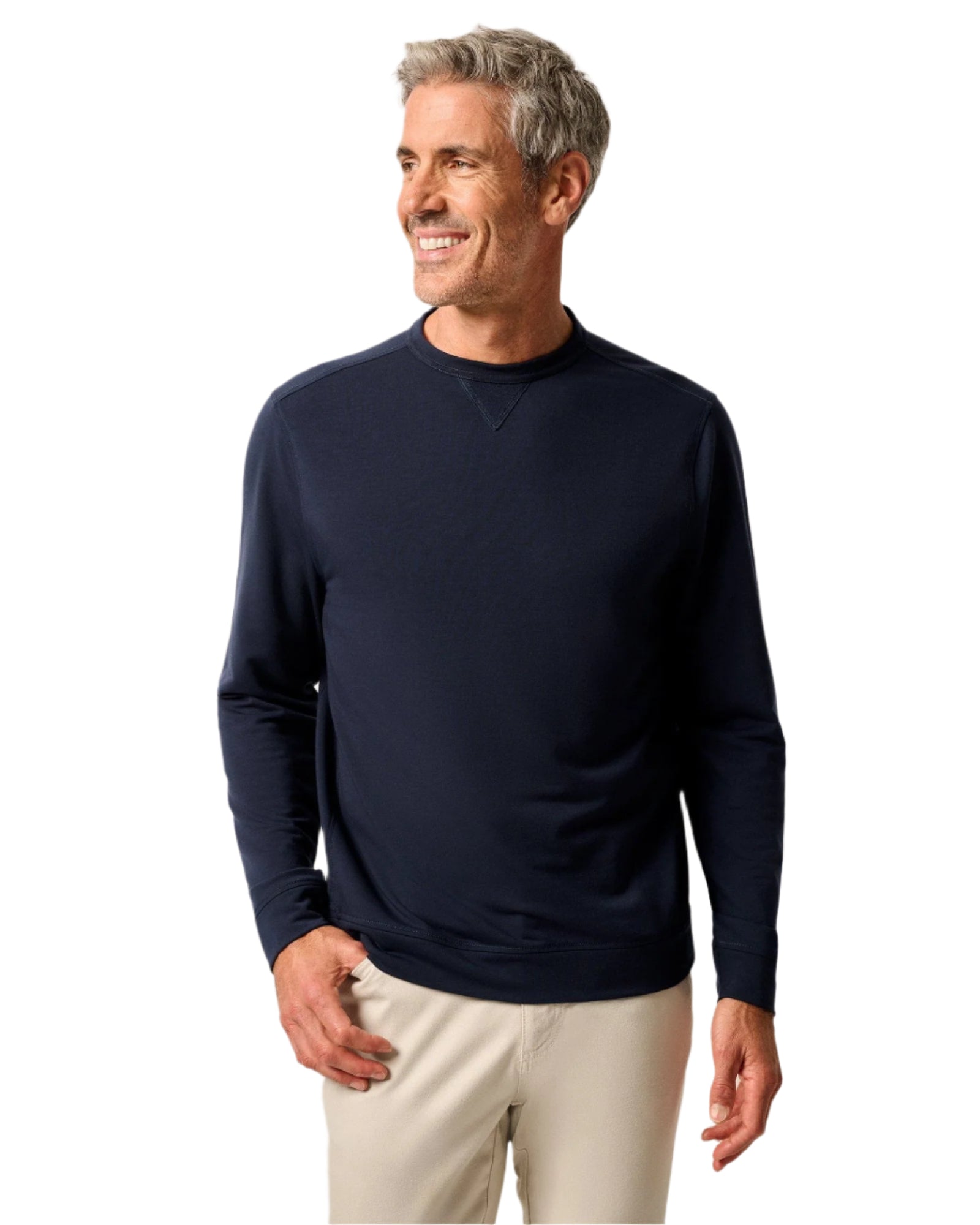 Johnnie-O Men's Reilly Crewneck Sweatshirt Apparel Johnnie-O Navy Small