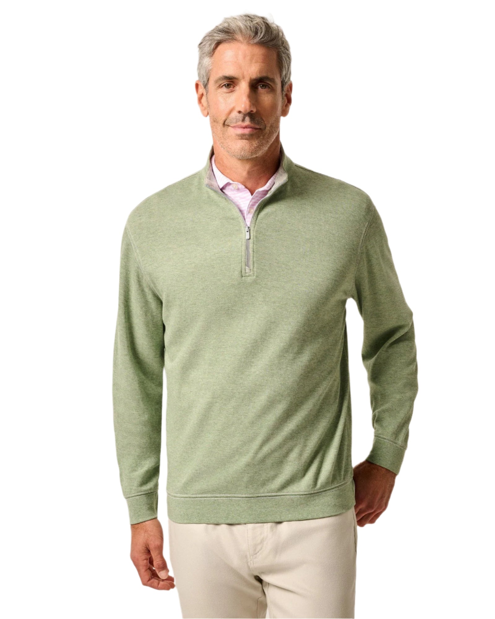 Johnnie-O Men's Hanks 1/4 Zip Pullover Apparel Johnnie-O Clover Small