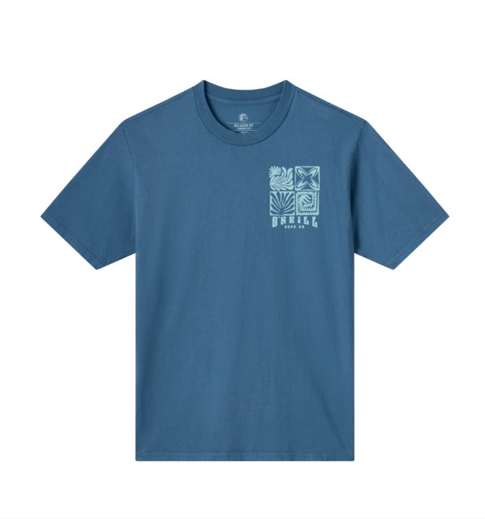 O'Neill Men's OG Etching Vintage Tee Apparel O'Neill Blue Fusion Small
