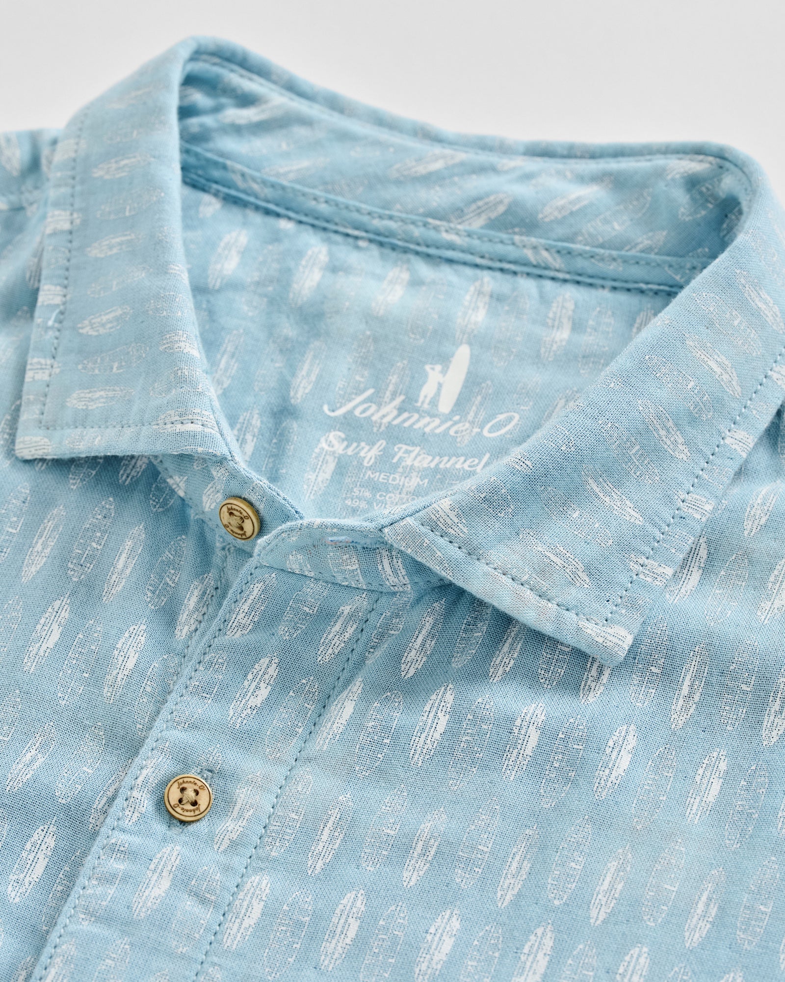 Johnnie-O Men's Beachley "Surf Flannel" Short Sleeve Button Down Shirt Apparel Johnnie-O
