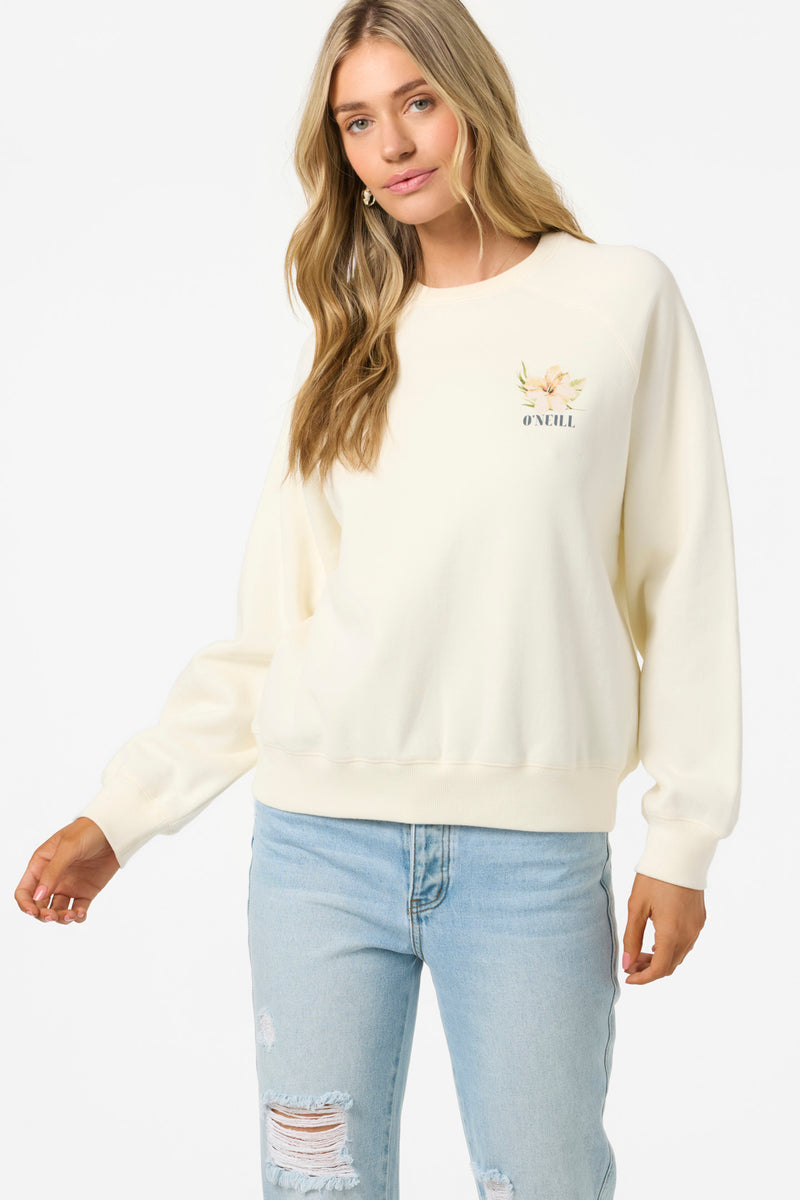 O'Neill Women's Boardwalk Crew Neck Fleece Apparel O'Neill