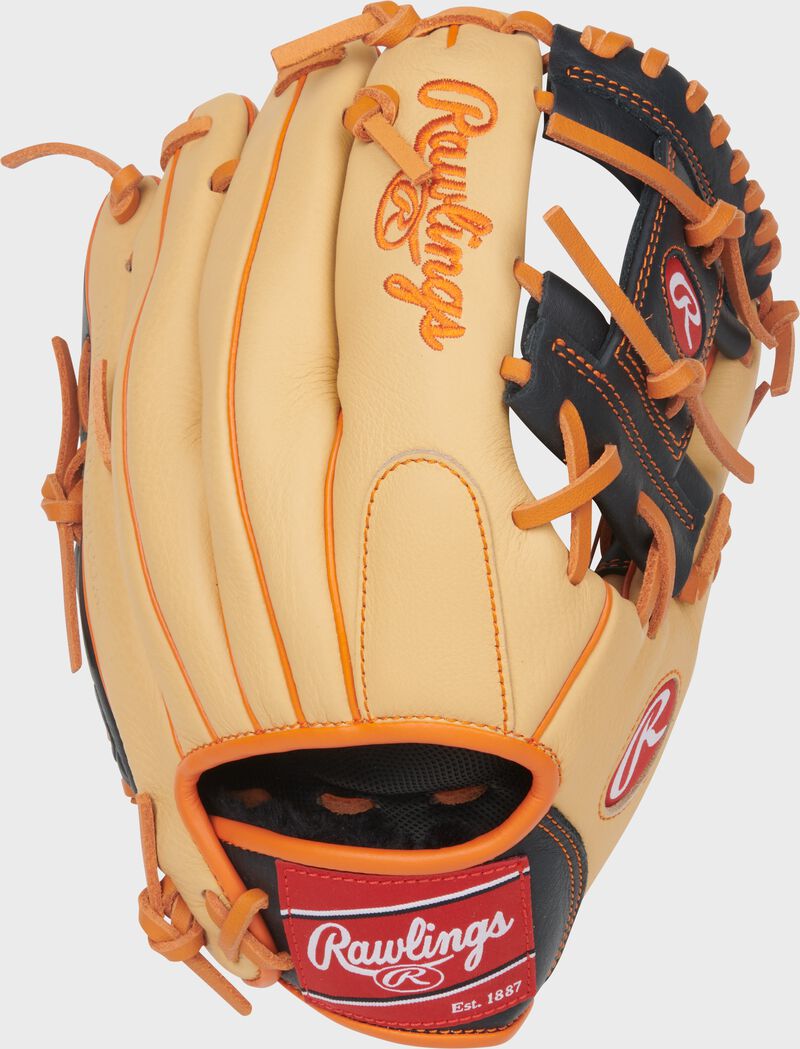 Rawlings 2026 Youth Select Pro Lite Series 11.25" Jackson Holiday Equipment Rawlings/Easton Camel/Black/Orange Right Hand Throw