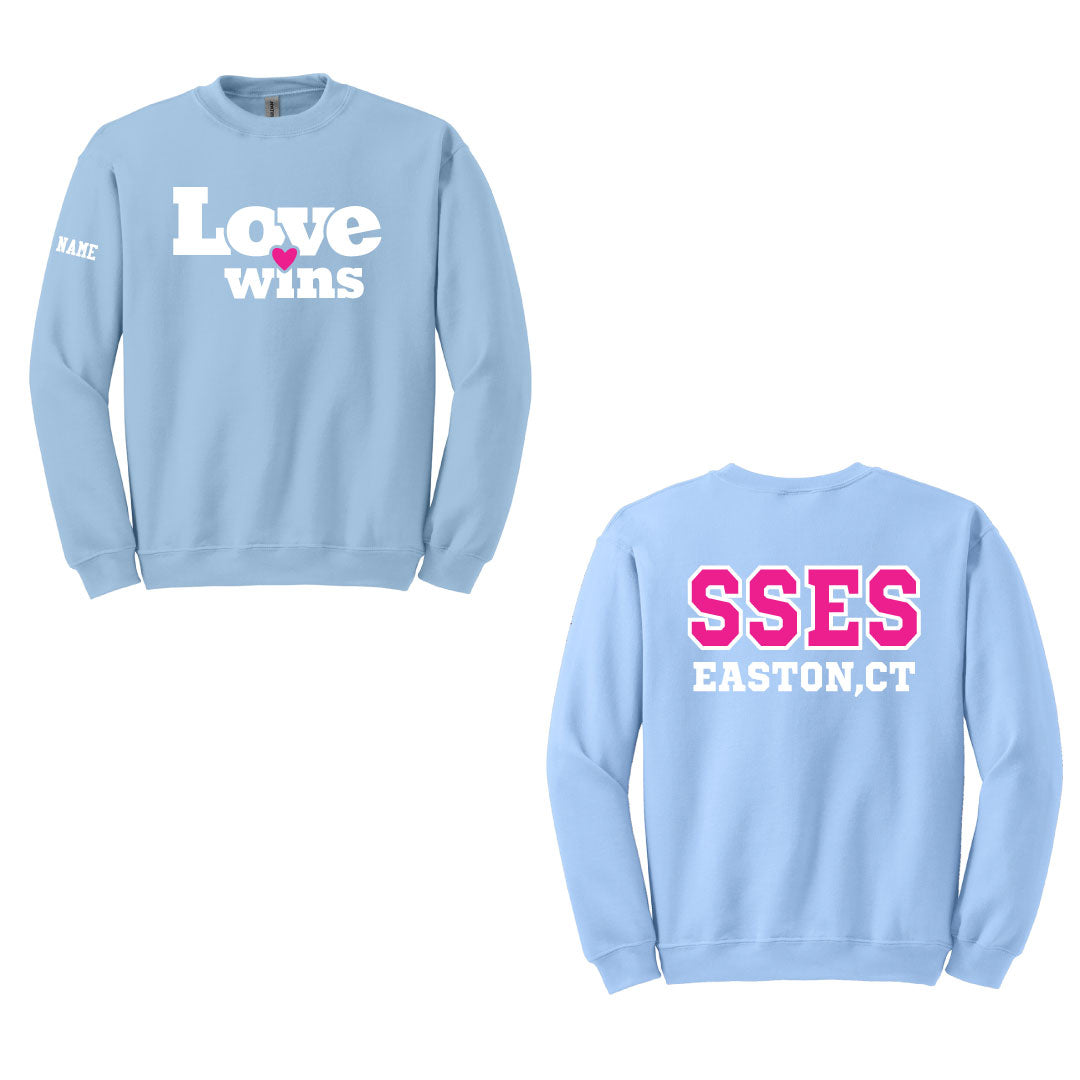SSES Viki Soto 5K Crewneck Sweatshirt Logowear Viki Soto 5K Light Blue Youth S