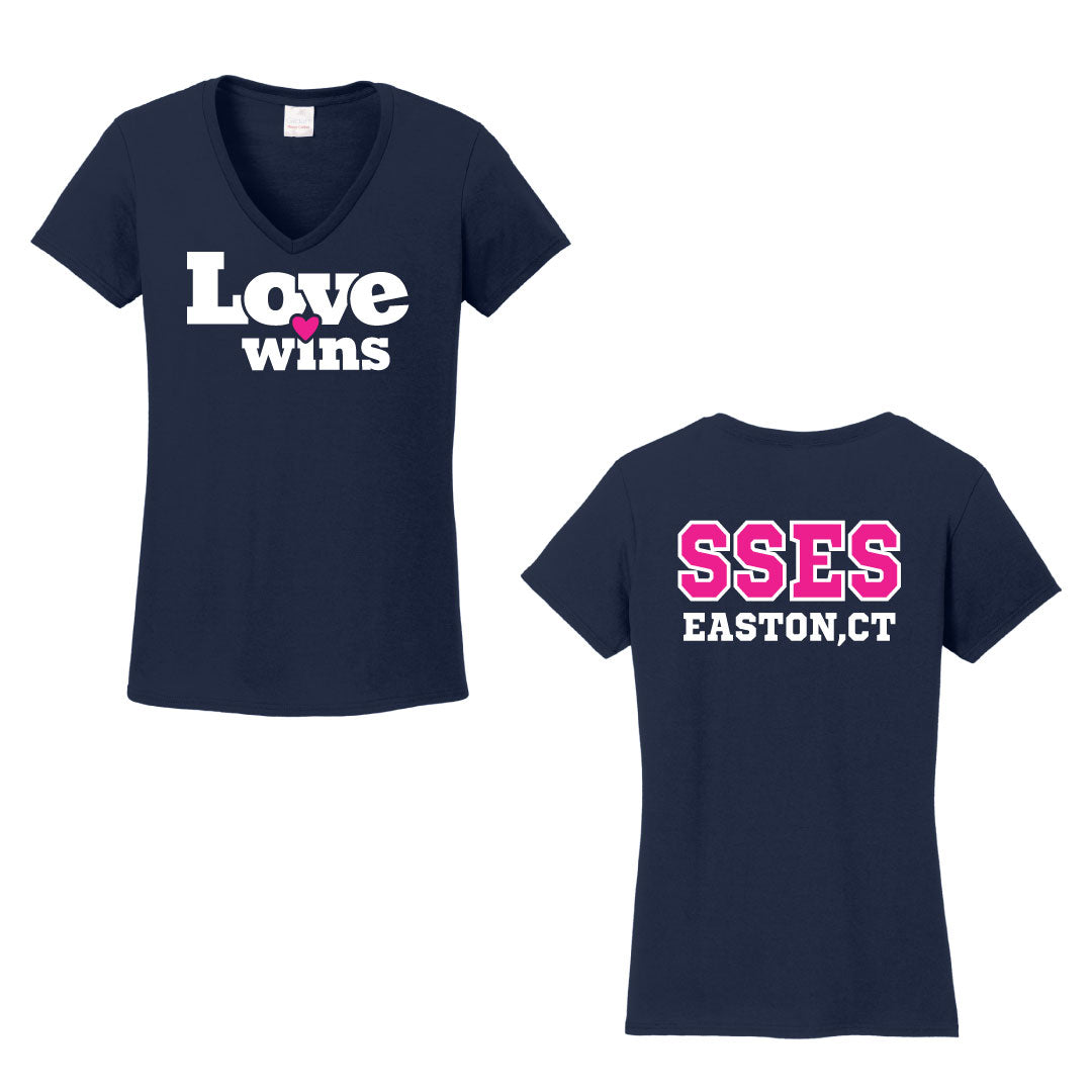 SSES Viki Soto 5K Ladies Cotton V-Neck Tee Logowear Viki Soto 5K Ladies S
