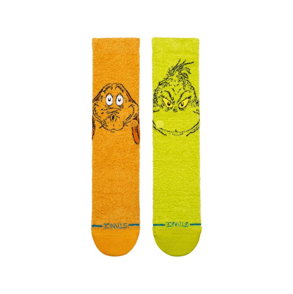 Stance Grinch and Max Crew Socks