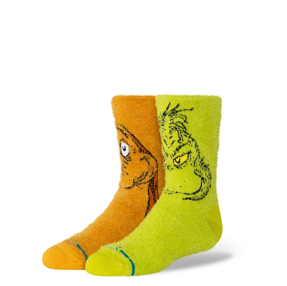 Stance Kids' Grinch and Max Crew Socks