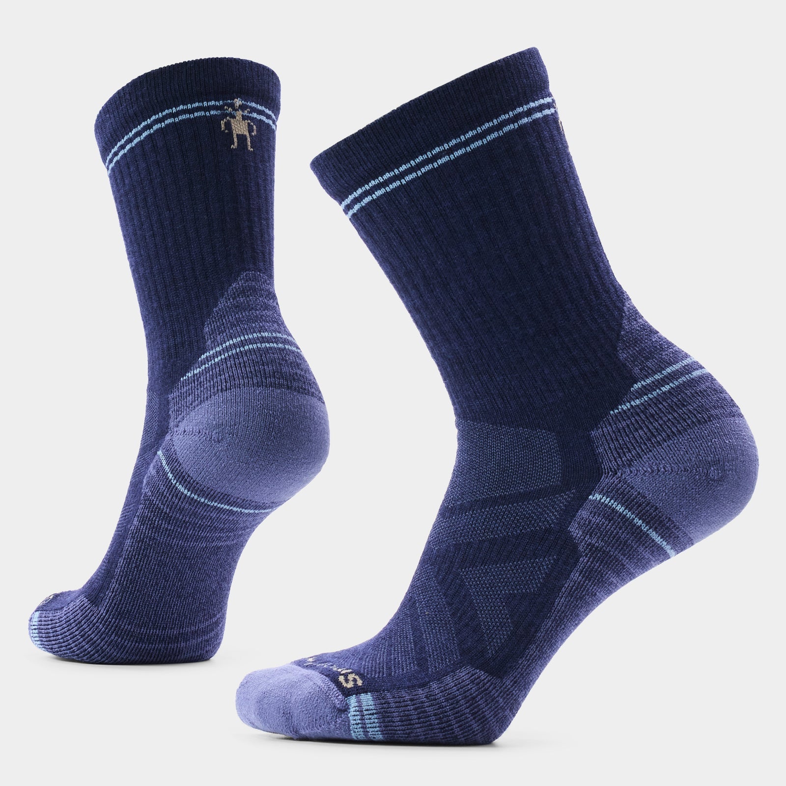Smartwool Womens Hike Light Cushion Crew Socks Apparel Smartwool Deep Navy-092 Small