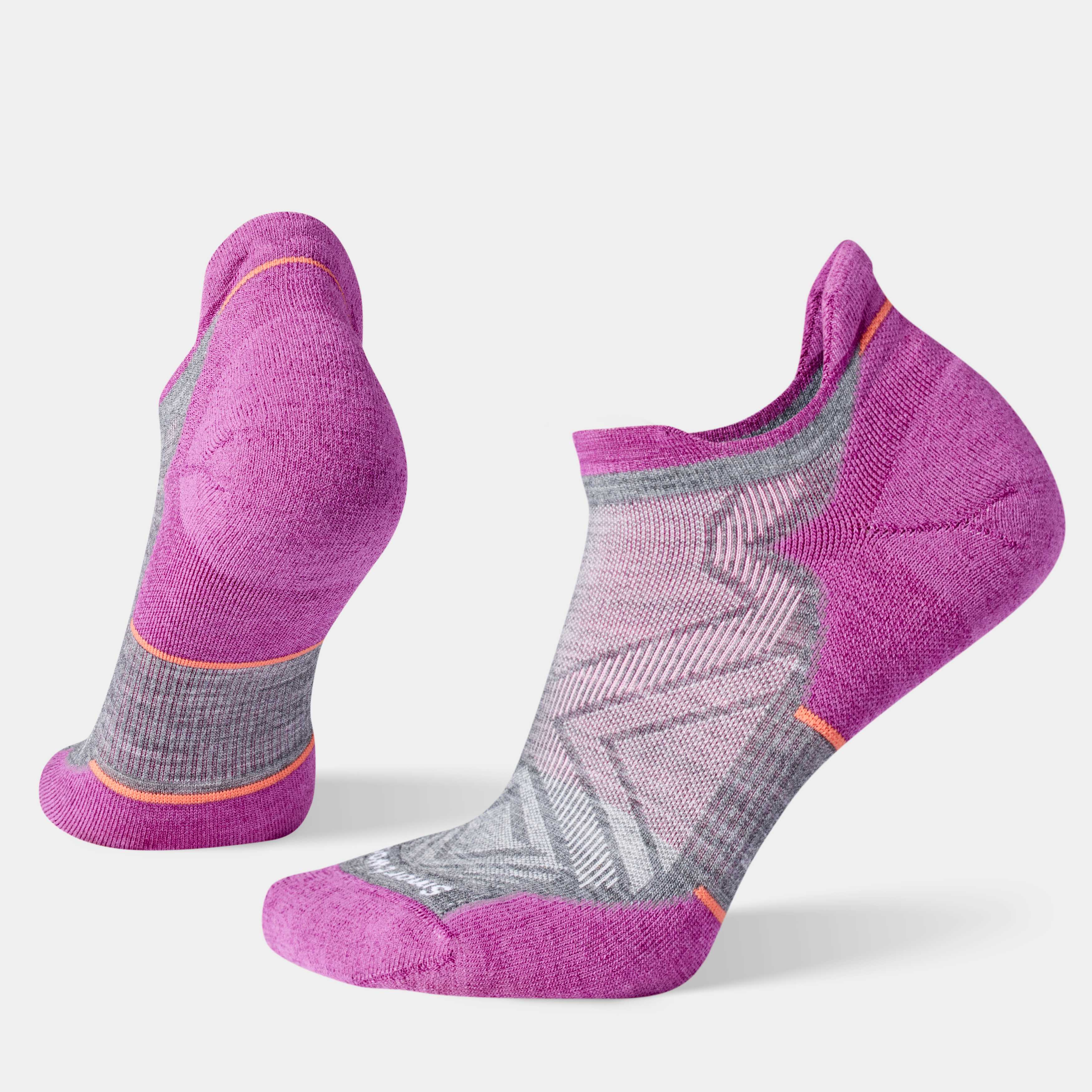 Smartwool Women's Run Targeted Cushion Low Ankle Socks Apparel Smartwool Medium Grey Small