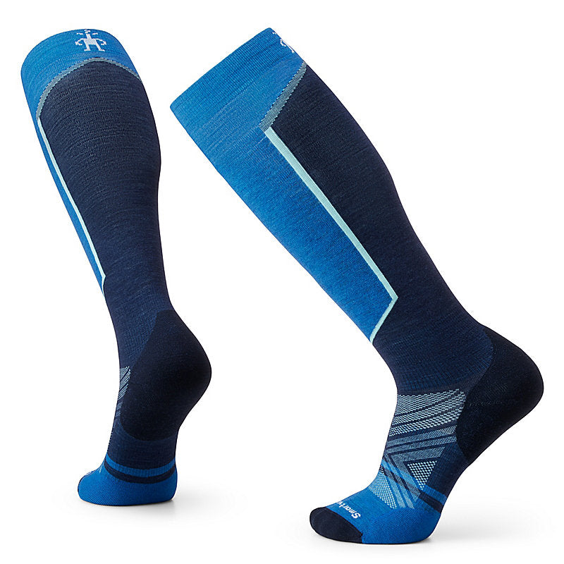 Smartwool Ski Targeted Cushion Over The Calf Socks Apparel Smartwool Laguna Blue-J96 Medium