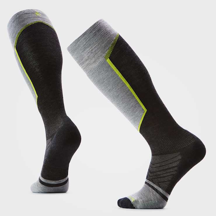 Smartwool Ski Targeted Cushion Extra Stretch Over The Calf Socks Apparel Smartwool Charcoal-003 Small