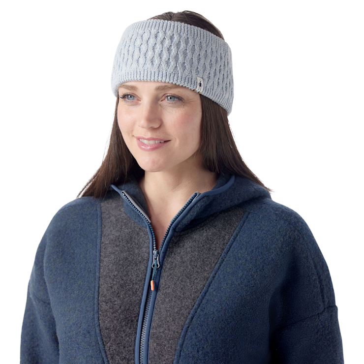 Smartwool Fleece Lined Headband Accessories Smartwool Winter Sky Heather-N81
