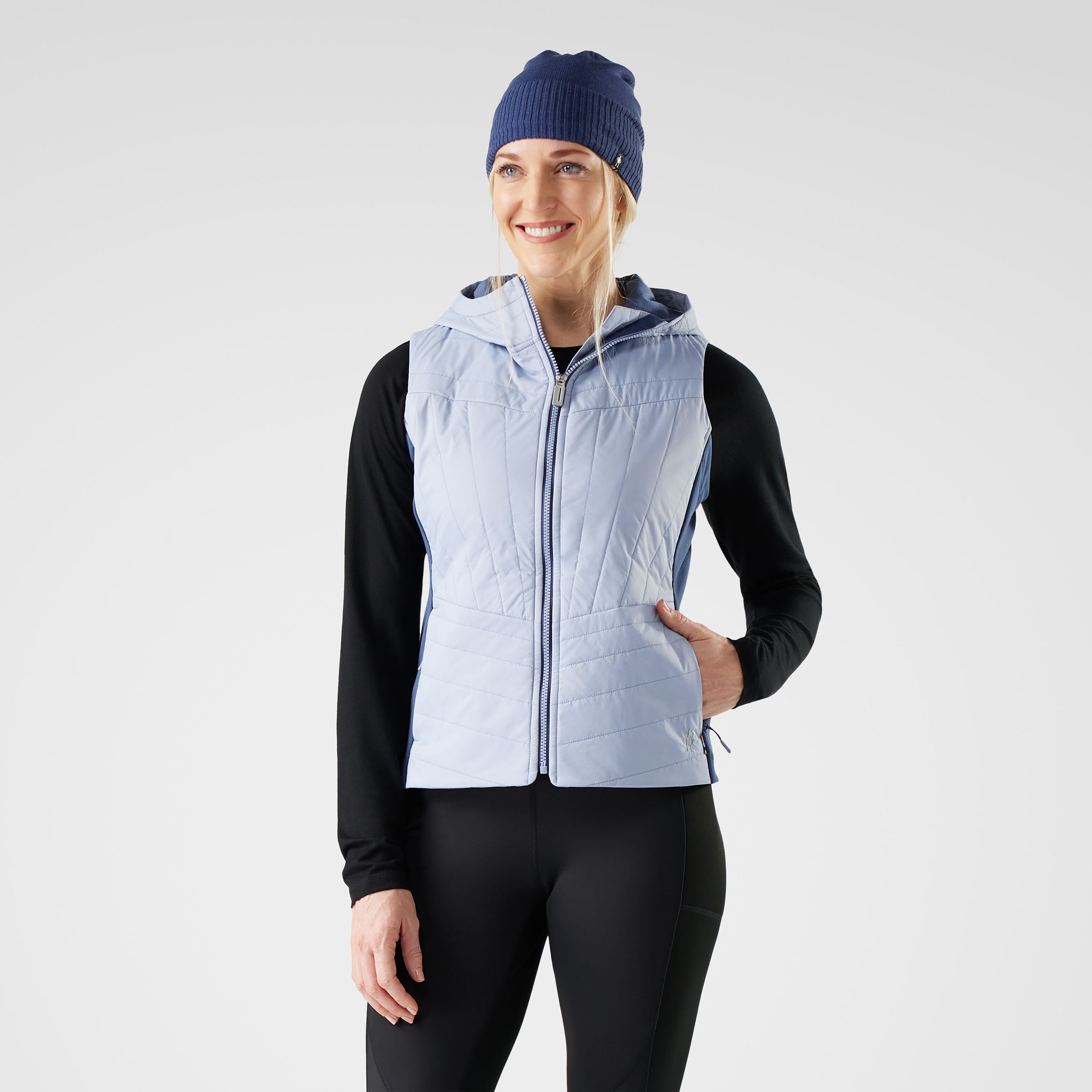 Smartwool Women's Smartloft Vest Apparel Smartwool Icy Nightfall Blue XSmall
