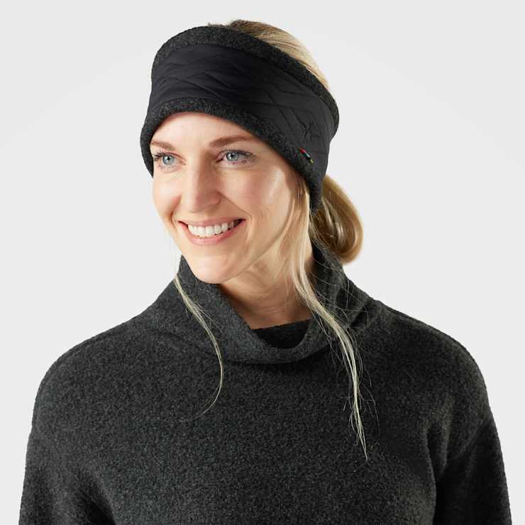 Smartwool Quilted Fleece Headband Accessories Smartwool Black-001