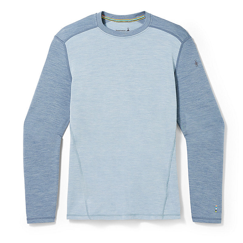 Smartwool Men's Classic Thermal Merino Base Layer Crew Apparel Smartwool Pewter Blue/Lead-M48 Small