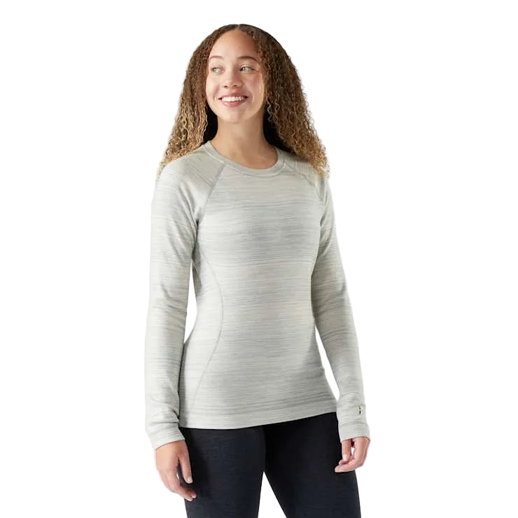 Smartwool Women's Classic Thermal Merino Base Layer Crew Apparel Smartwool Light Grey Color Shift-P98 XSmall