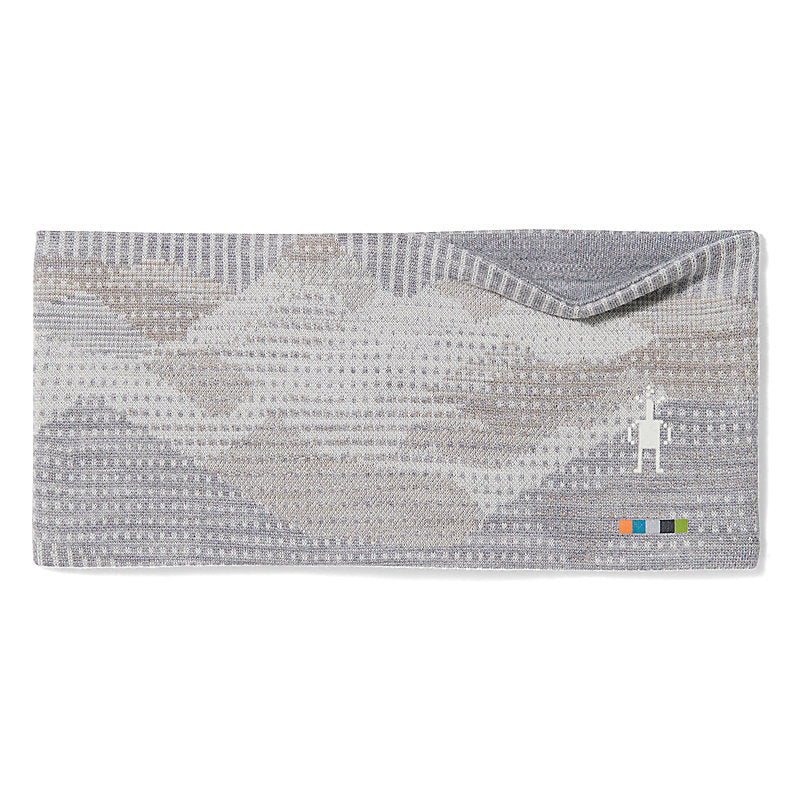 Smartwool Thermal Reversible Headband Accessories Smartwool Light Gray Mountain Scape