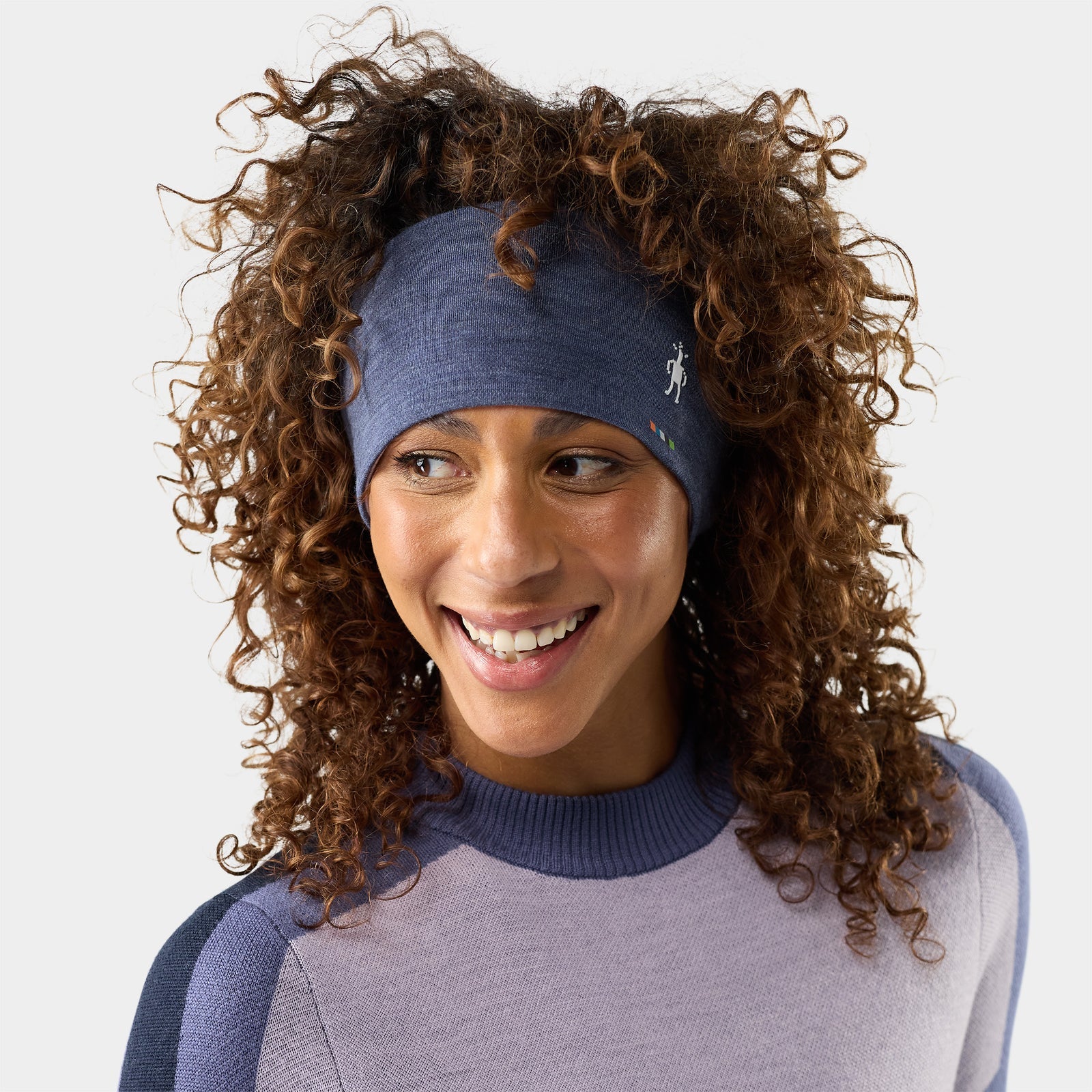 Smartwool Thermal Reversible Headband Accessories Smartwool Nightfall Blue Heather