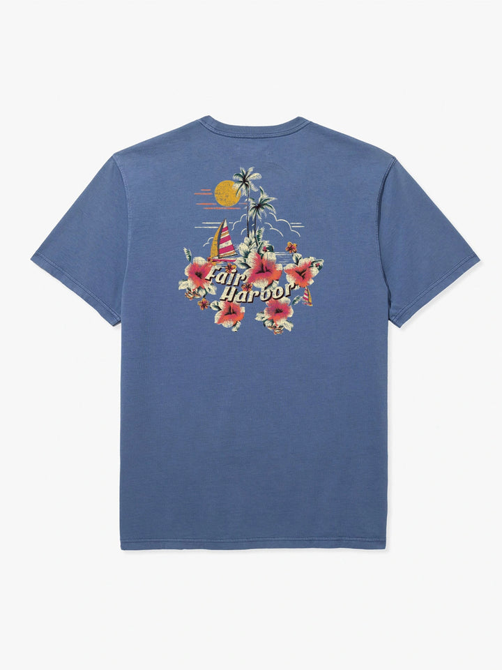 Fair Harbor Men's Saltaire Tee Apparel Fair Harbor Navy Island Life Small