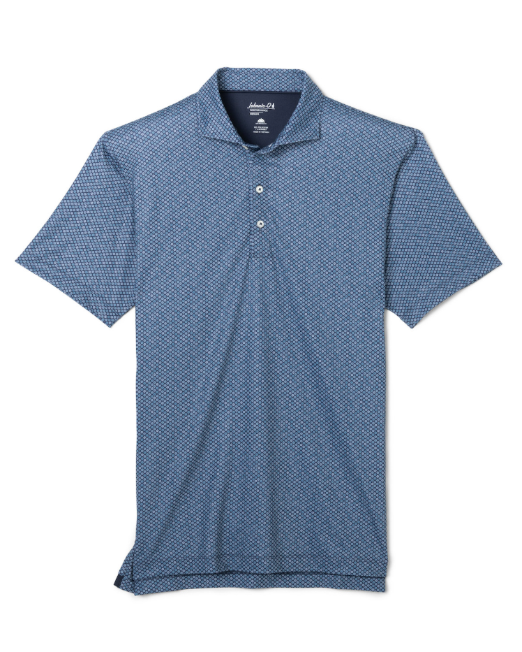 Johnnie-O Men's Pip Floral Performance Jersey Polo