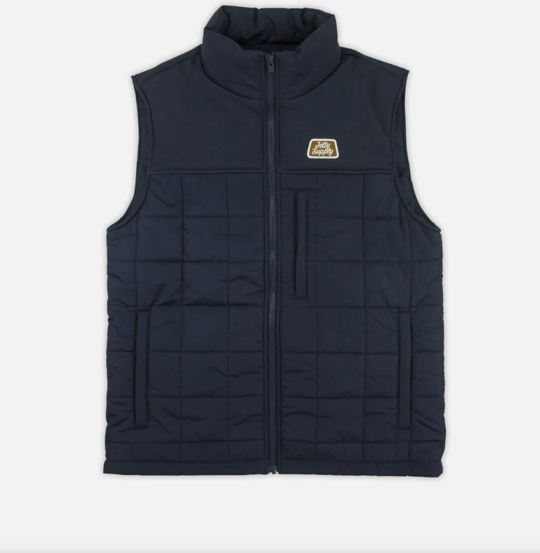 Jetty Mens Terrace Vest Apparel Jetty Navy Small