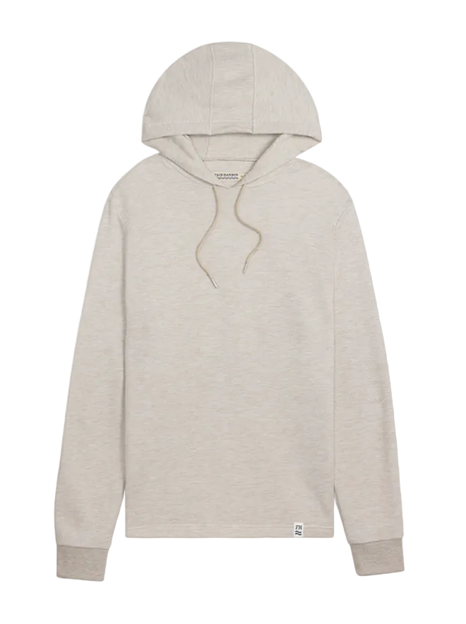 Fair Harbor Men's Textured Tailwind Hoodie Apparel Fair Harbor Natural Small