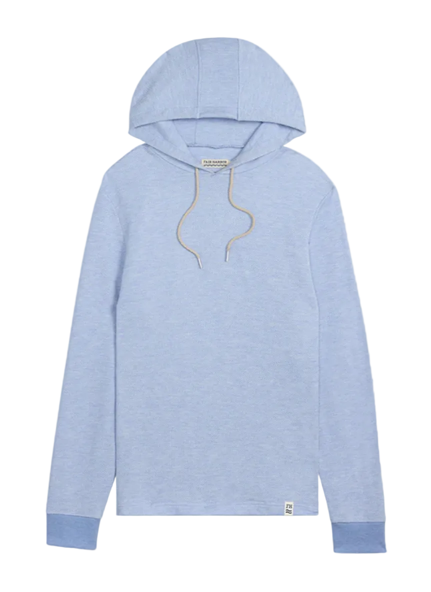 Fair Harbor Men's Textured Tailwind Hoodie Apparel Fair Harbor Light Blue Small