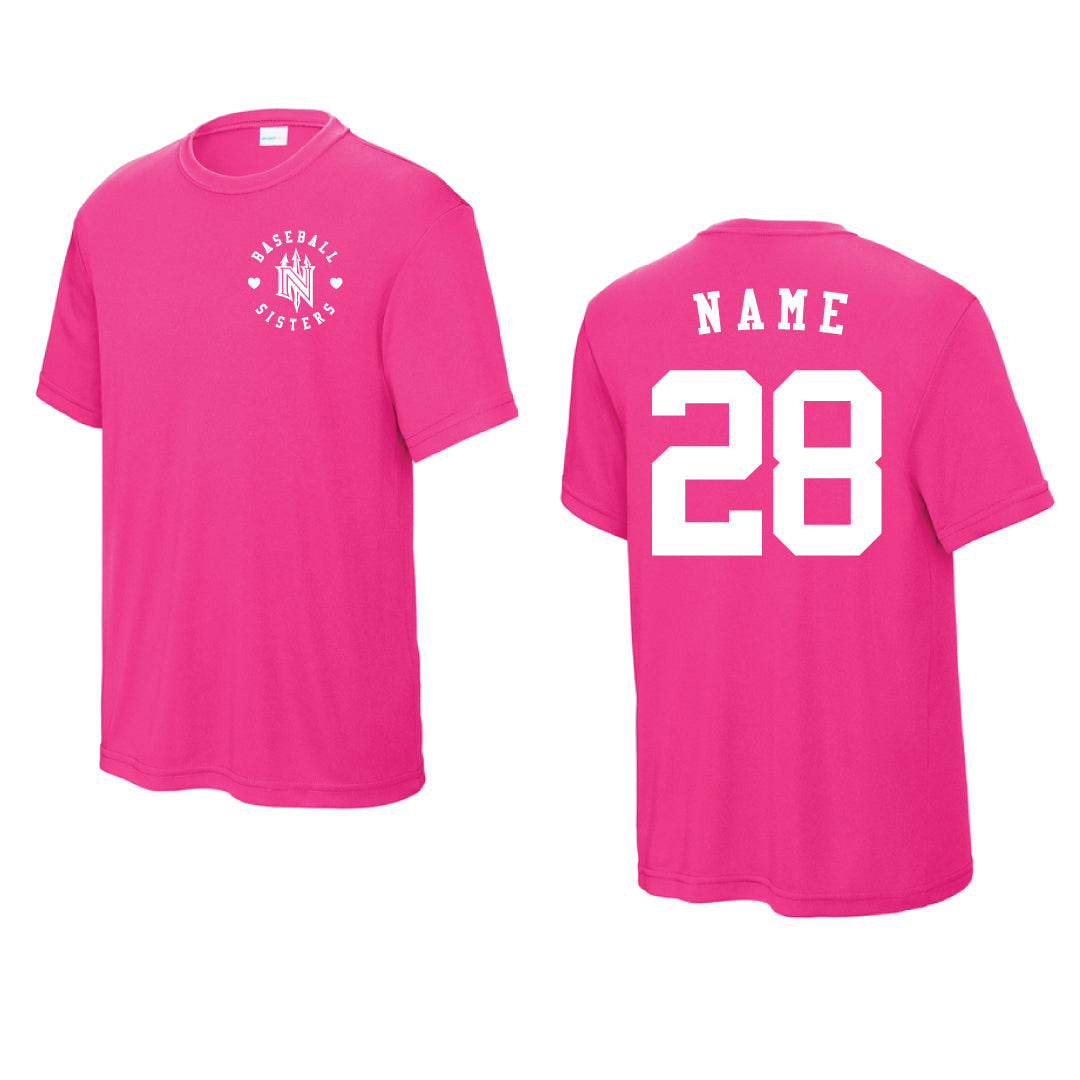 NYB SISTER'S Performance Tee Logowear Norwalk Youth Baseball Youth S