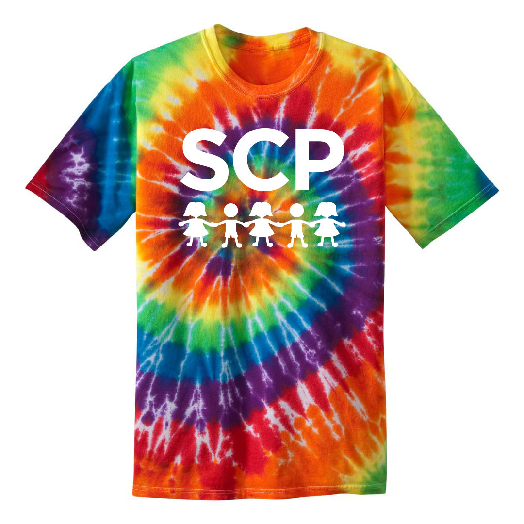 Southport Congregational Preschool Tie Dye Short Sleeve Logowear Southport Congregational Preschool 2T