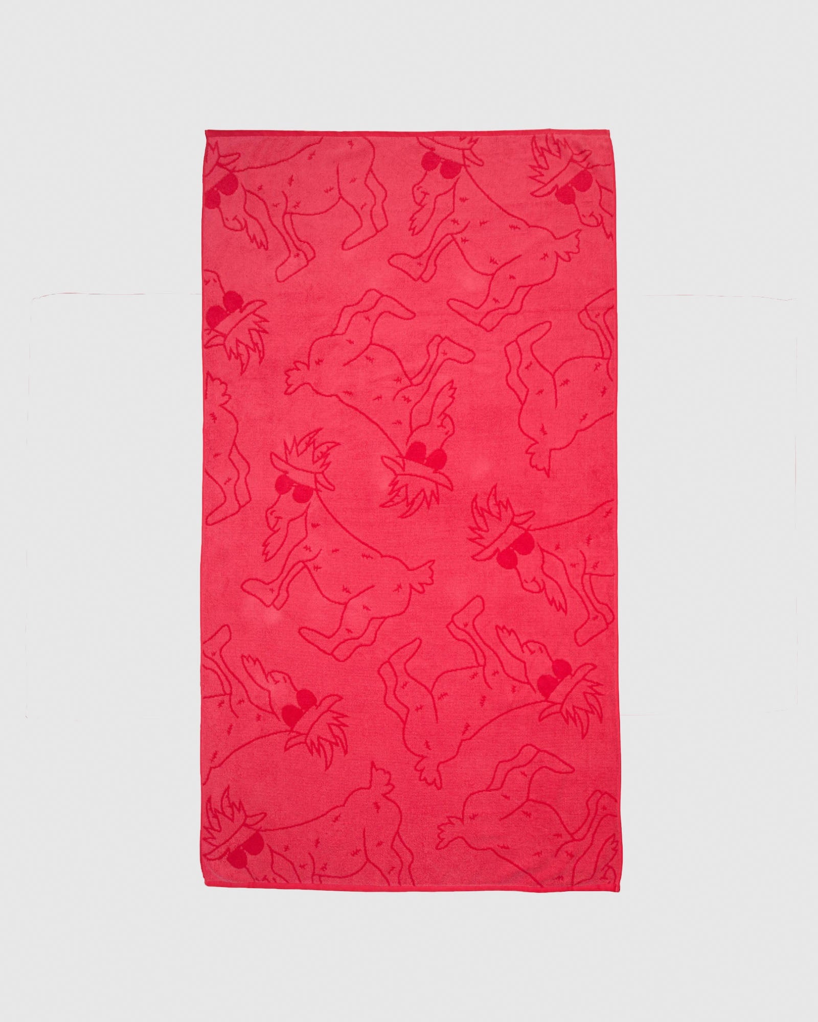 Goat USA OG Reversiible 37" X 71" Beach Towel Accessories Goat USA Salmon/Red