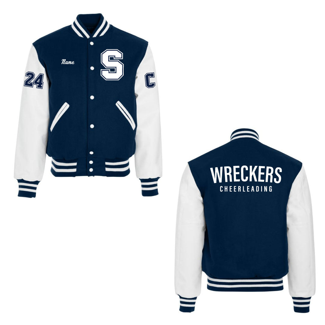 Staples Cheer Varsity Jacket Logowear Staples Cheerleading Adult XS