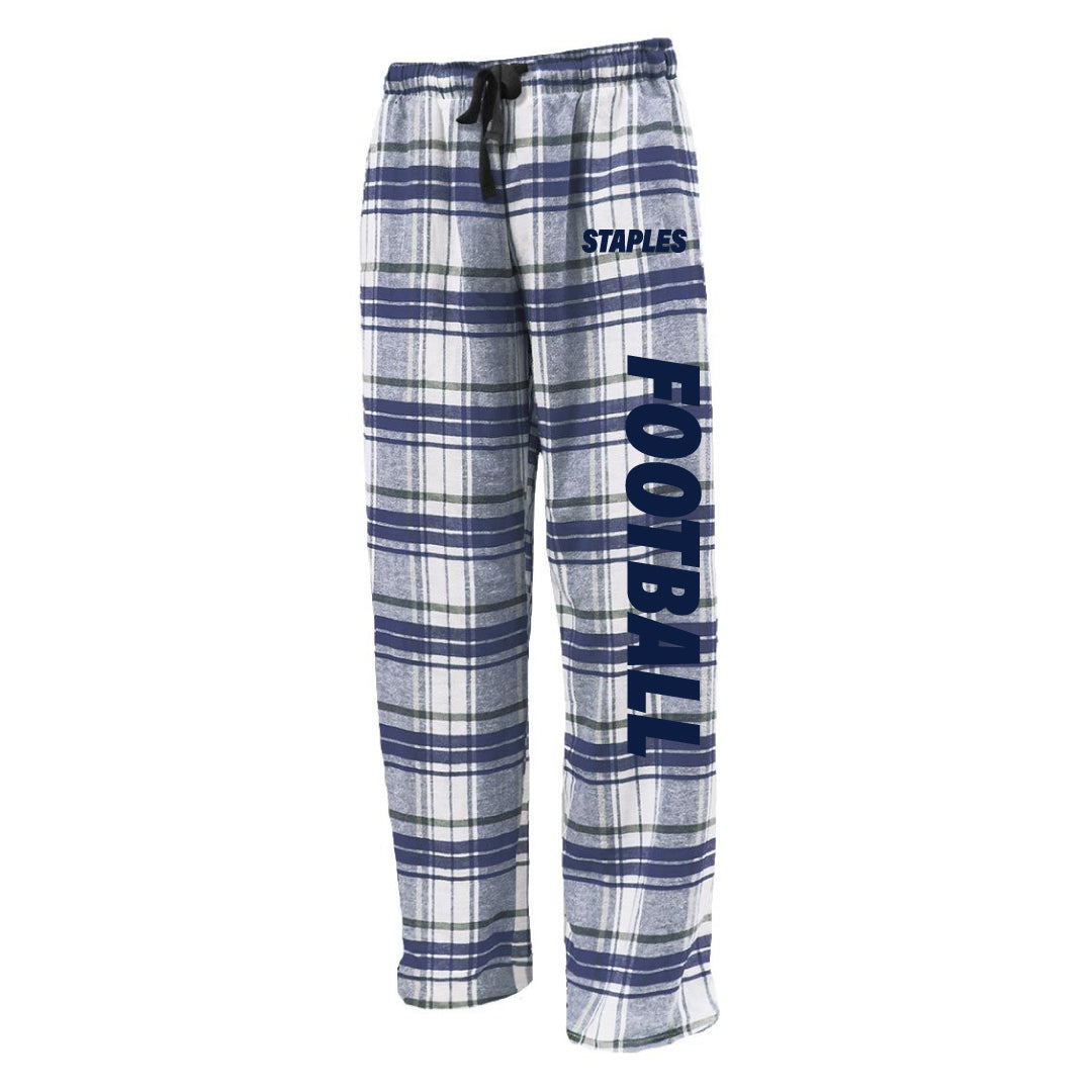 Staples Football Flannel Bottoms