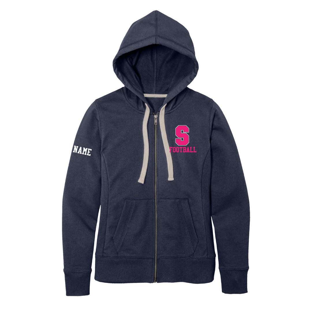 Staples Football Full Zip Hooded Sweatshirt