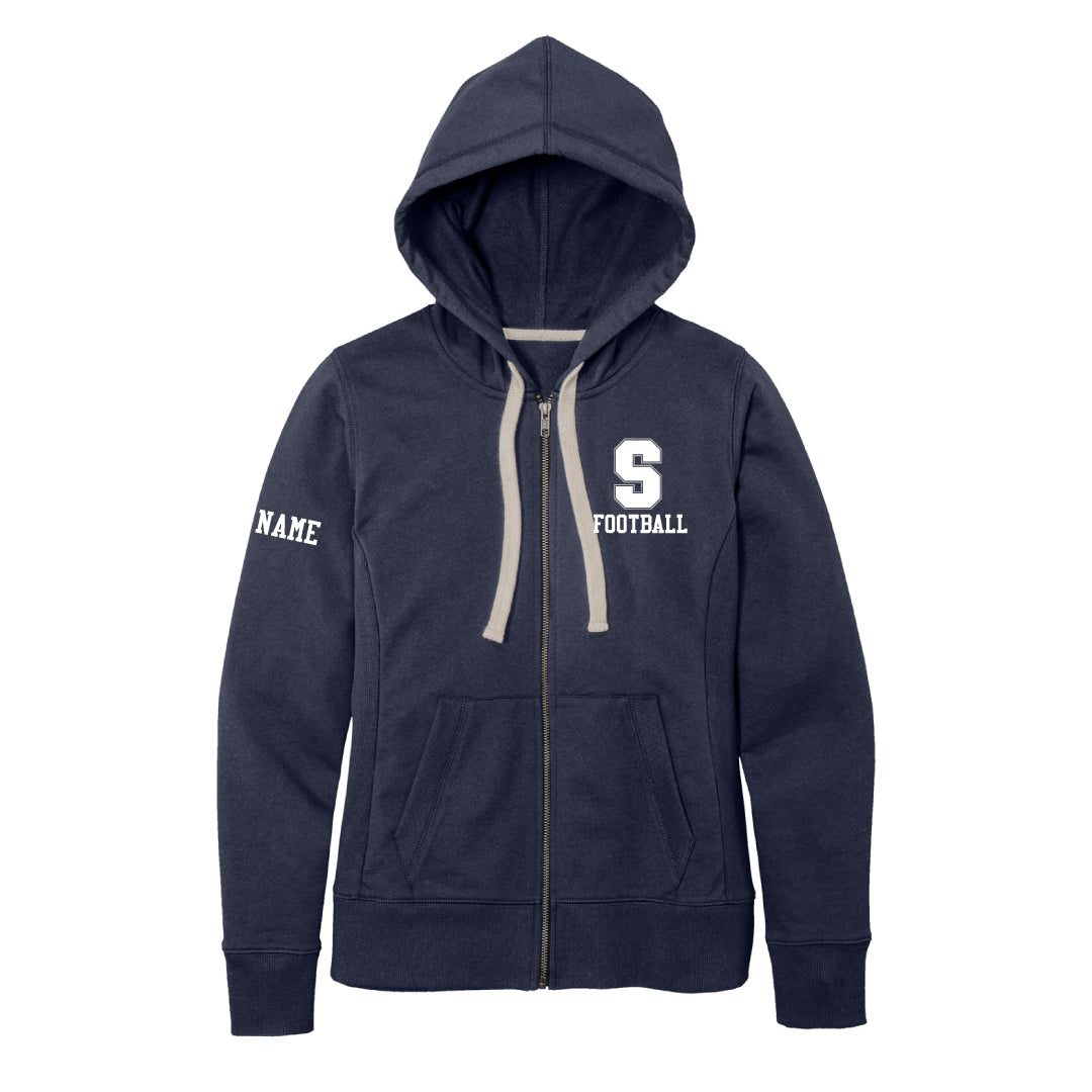 Staples Football Full Zip Hooded Sweatshirt