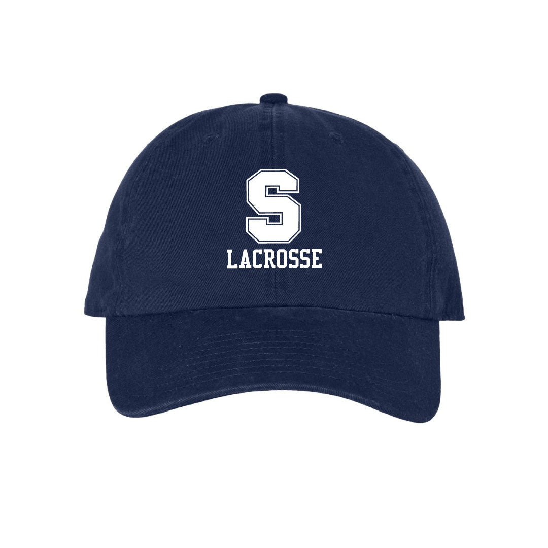 Staples Girls Lacrosse Baseball Hat Logowear Staples Girls Lacrosse Navy