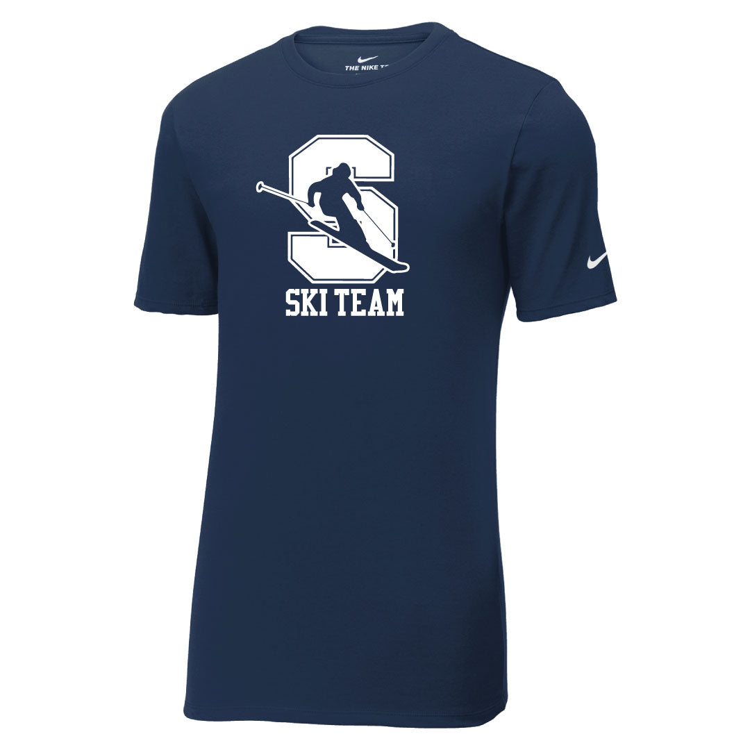 Staples Ski Nike Performance Tee Logowear Staples Ski Navy Mens S